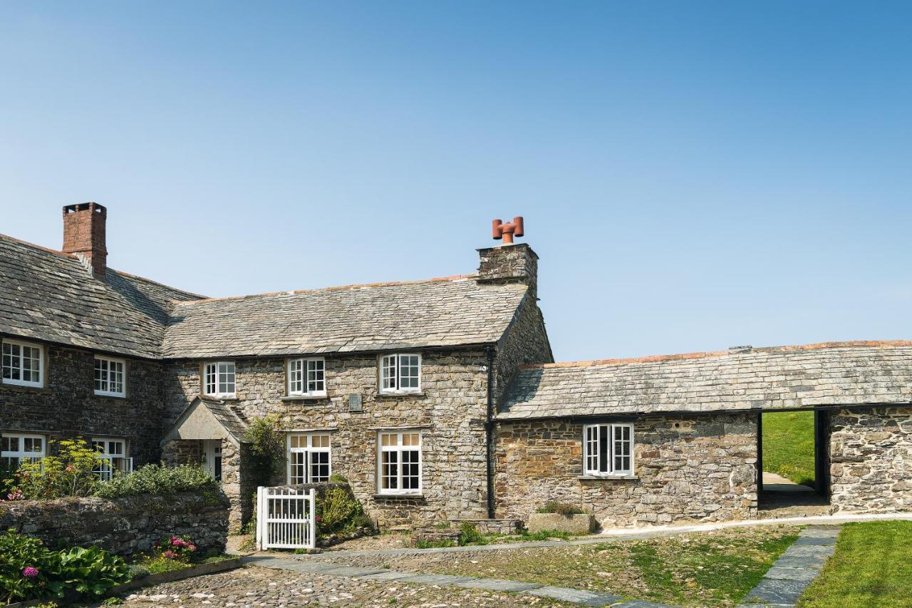 Gasthaus Trevigue Farm Crackington Haven Exterior foto