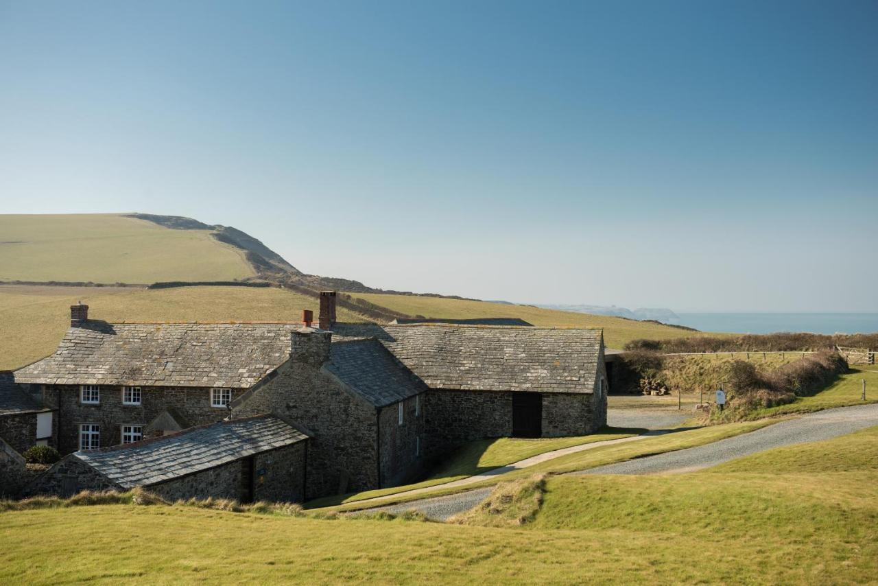 Gasthaus Trevigue Farm Crackington Haven Exterior foto